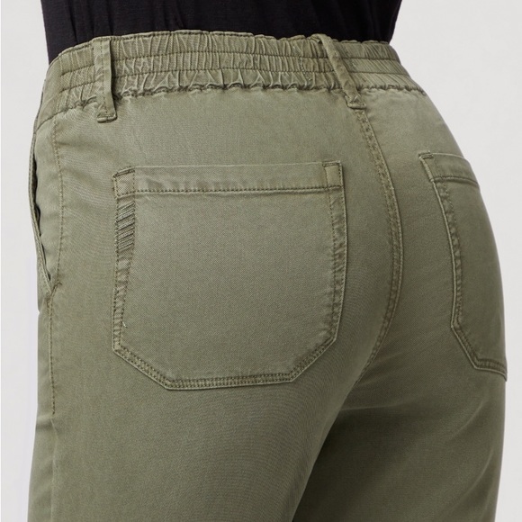 PAIGE green drawstring pants 30 - Picture 3 of 9